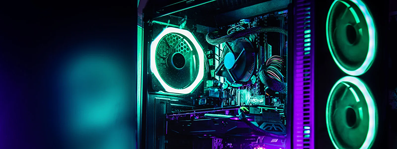 gaming PC desktop per l'uso quotidiano e configurazioni da Gaming avanzate, ottimizzate per il massimo del framerate e della dissipazione termica.